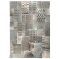 Kayoom Kurzflorteppich Gleam 560 silber B/L: ca. 160x230 cm Gleam 560 - silber/grau (160,00/230,00cm) - Kayoom