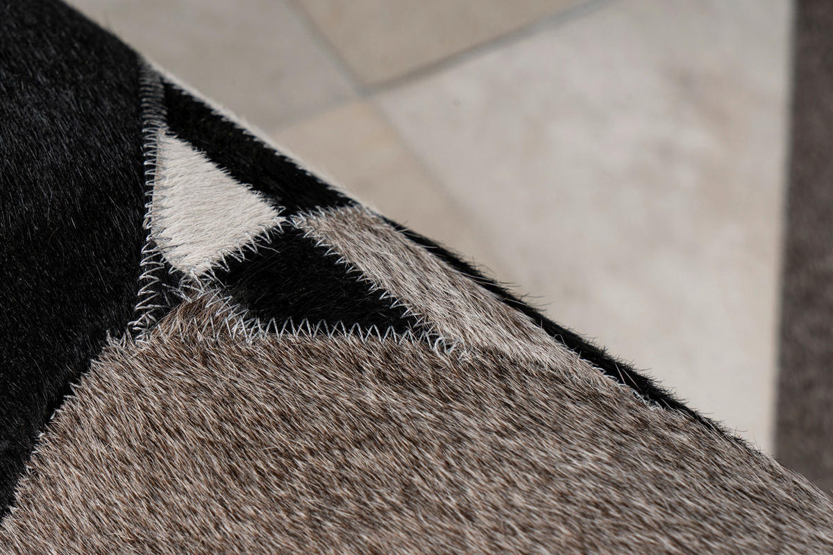 360Living Teppich Lavin schwarz B/L: ca. 120x170 cm Lavin - schwarz/multicolor (120,00/170,00cm) - 360Living
