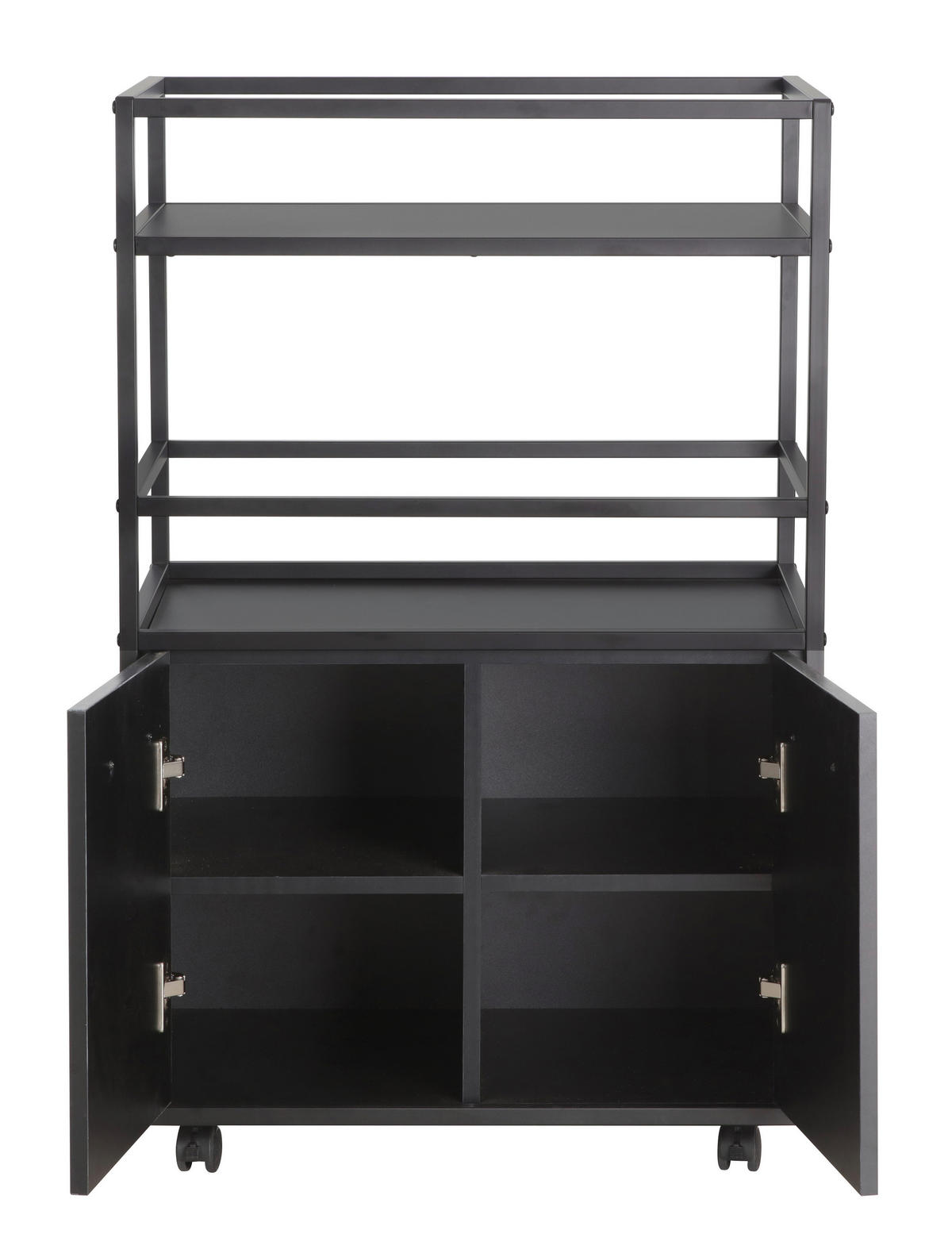 Barwagen Mosaik schwarz Metall B/H/T: ca. 60x94x40 cm Mosaik - schwarz (60,00/94,00/40,00cm)