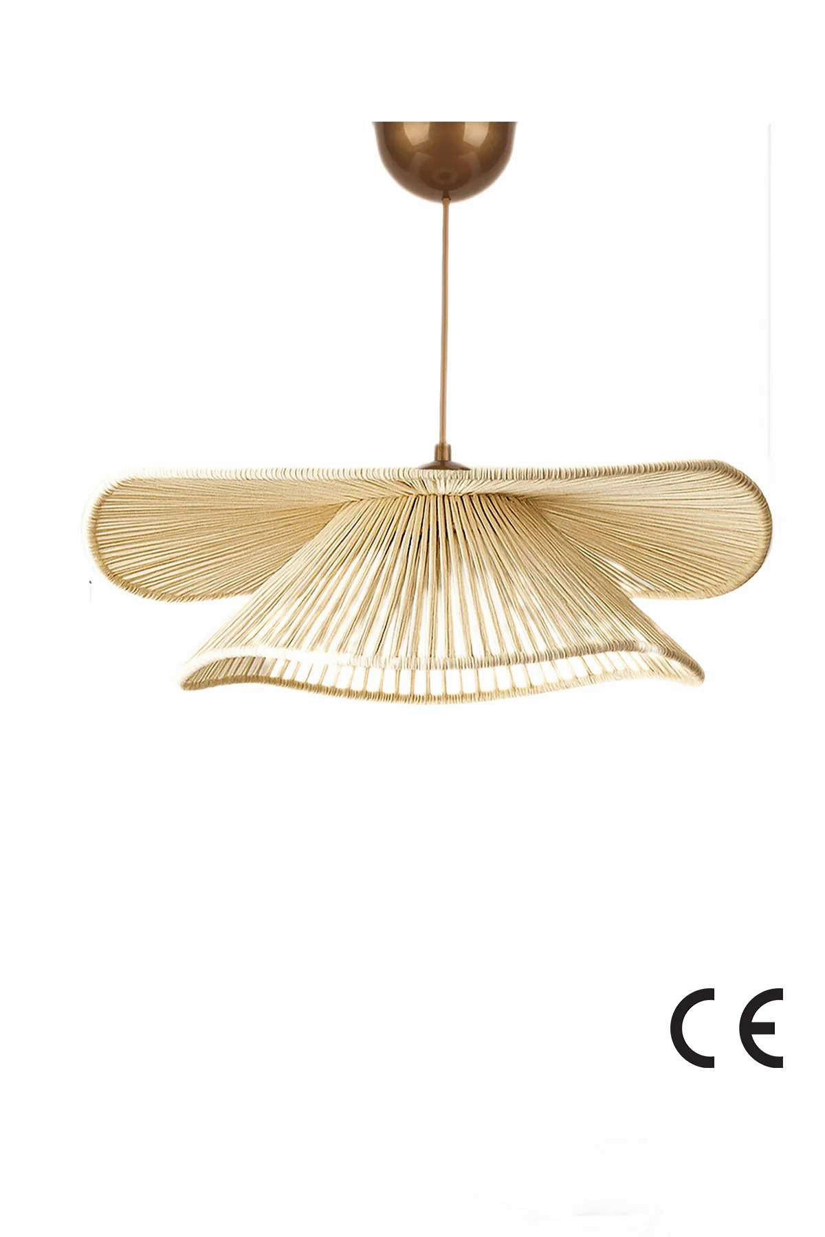 Opviq Pendelleuchte Duvela creme B/H/T/L/D: ca. 50x52x50x50x50 cm E27 1 Brennstellen Duvela - creme (50,00/50,00/52,00cm) - Opviq