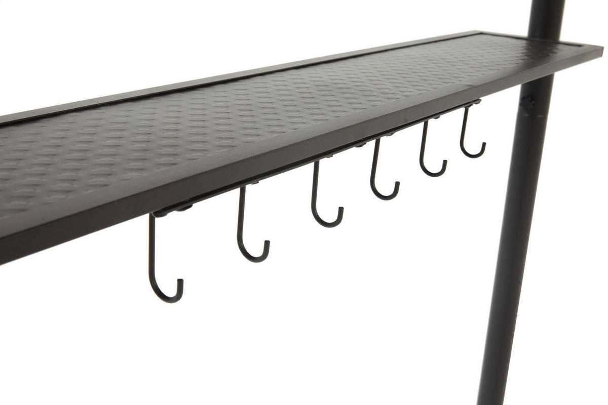 Grasekamp Grillpavillon BBQ grau Polyester B/H/L: ca. 152x250x244 cm BBQ - anthrazit/grau (244,00/152,00/250,00cm) - Grasekamp