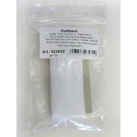 Klettband weiß L: ca. 100 cm 2 Packstücke Klettband_Flauschseite/Klettseite - weiß (100,00cm)