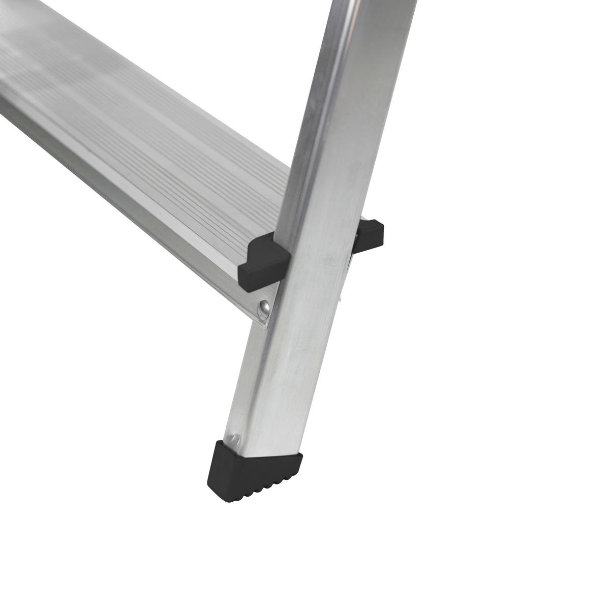 BAYERSYSTEM Haushaltsleiter Aluminium Haushaltsleiter_4_Stufen - silber - BAYERSYSTEM