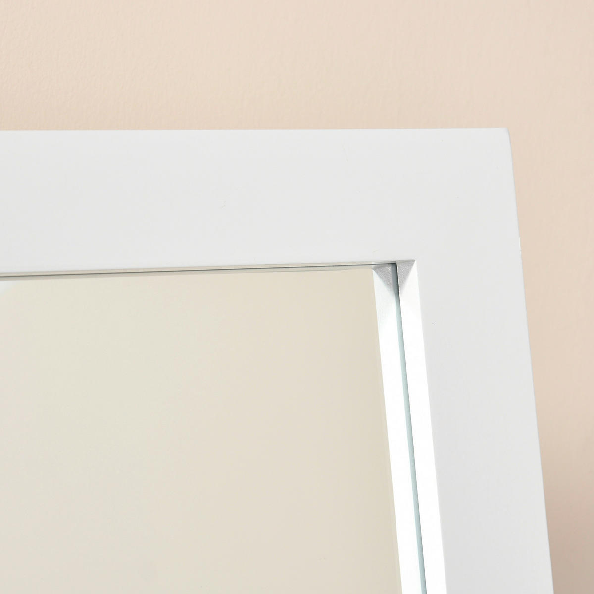 Standspiegel 831-268WT weiß MDF B/H/T: ca. 47x148x46 cm 831-268WT - weiß (47,00/148,00/46,00cm) - HOMCOM