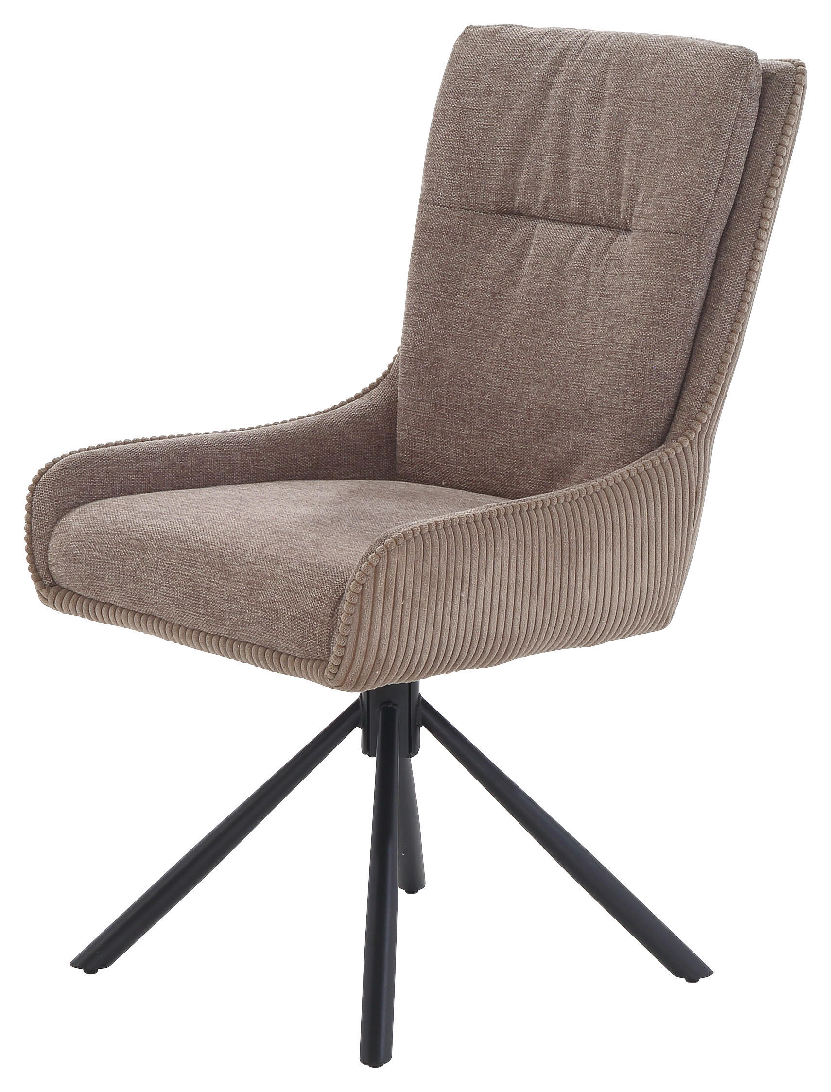 Drehstuhl  taupe Webstoff Melissa_Drehstuhl_6003636 - schwarz/taupe