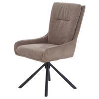 Drehstuhl  taupe Webstoff Melissa_Drehstuhl_6003636 - schwarz/taupe