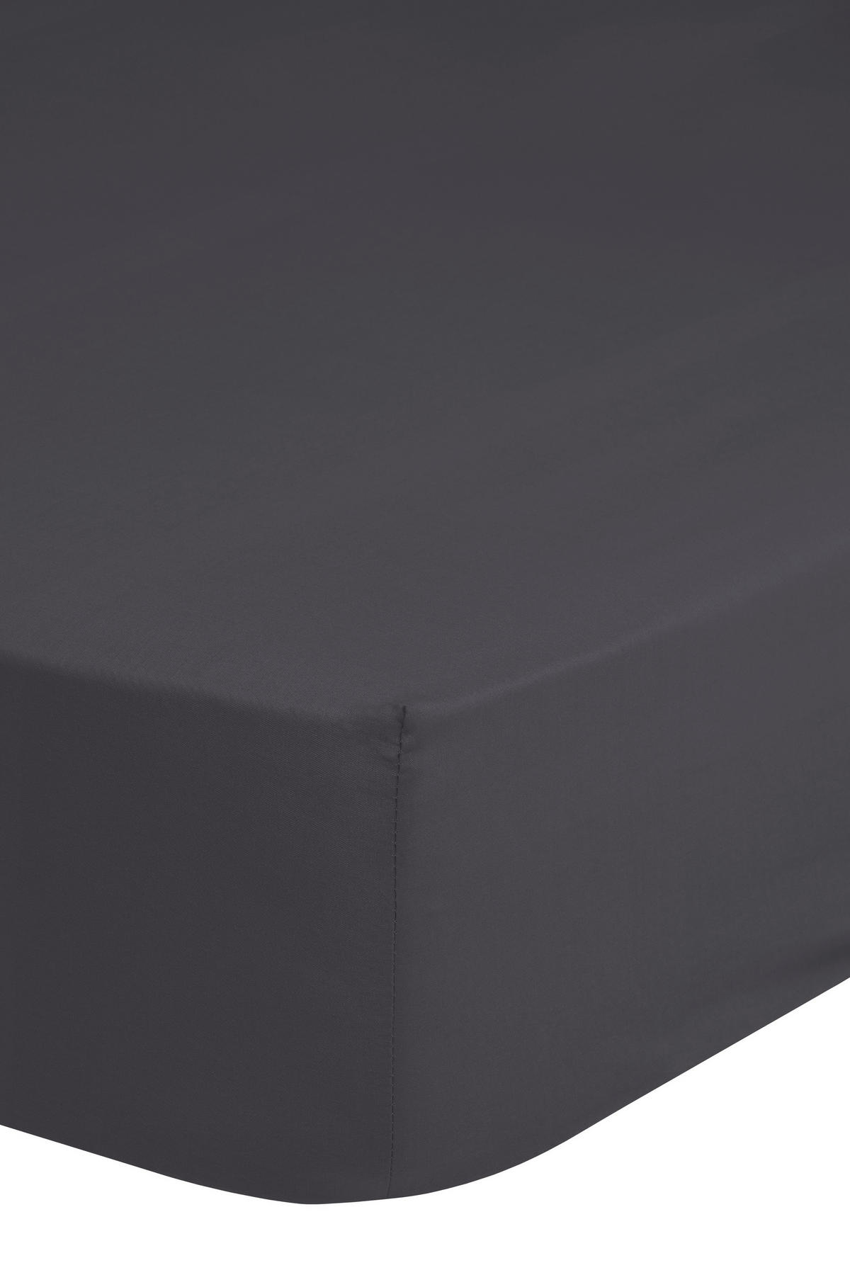 Jersey Spannbetttuch Spannbetttuch-Jersey 200x220cm - anthrazit (200,00/220,00cm) - Good Morning
