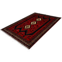 PersaTepp Teppich Afshar rot B/H/L: ca. 163x1x234 cm Afshar - beige/rot (234,00/163,00/1,00cm) - PersaTepp