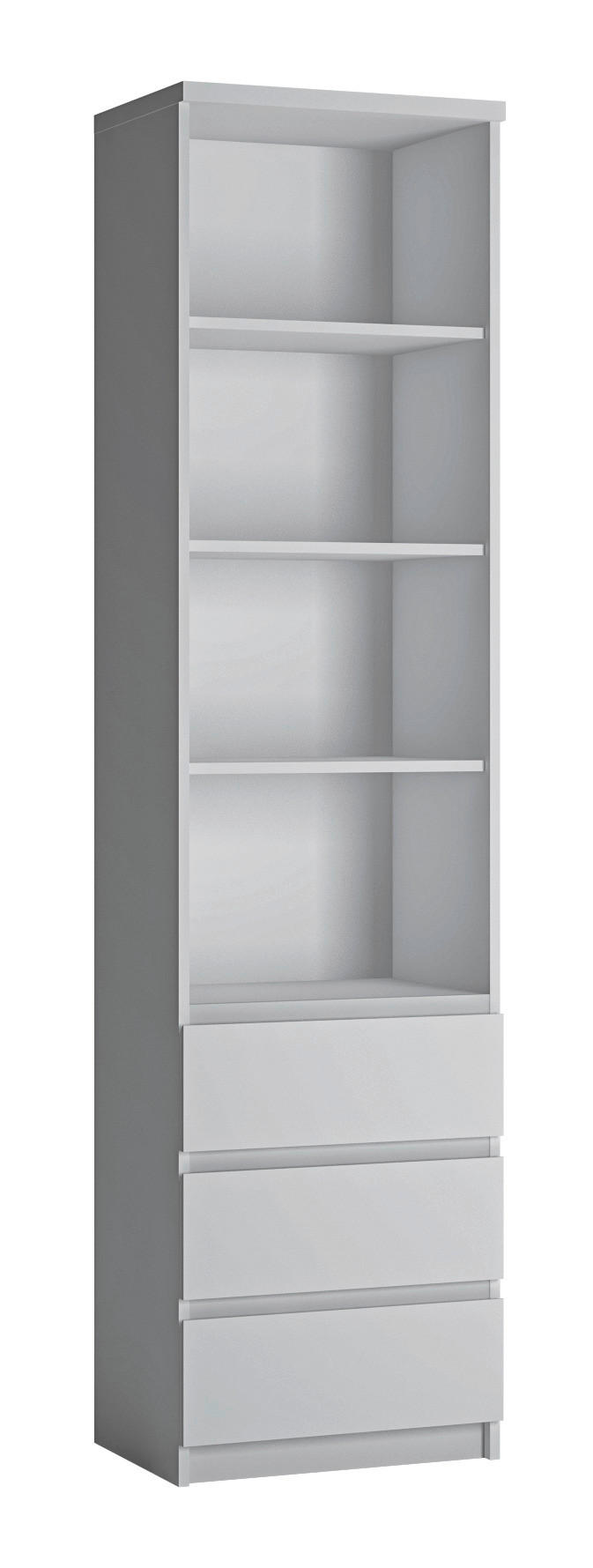 Regal Fribo Alpinweiß Spanplatte B/H/T: ca. 50x200x40 cm Fribo - Alpinweiß (50,00/200,00/40,00cm)