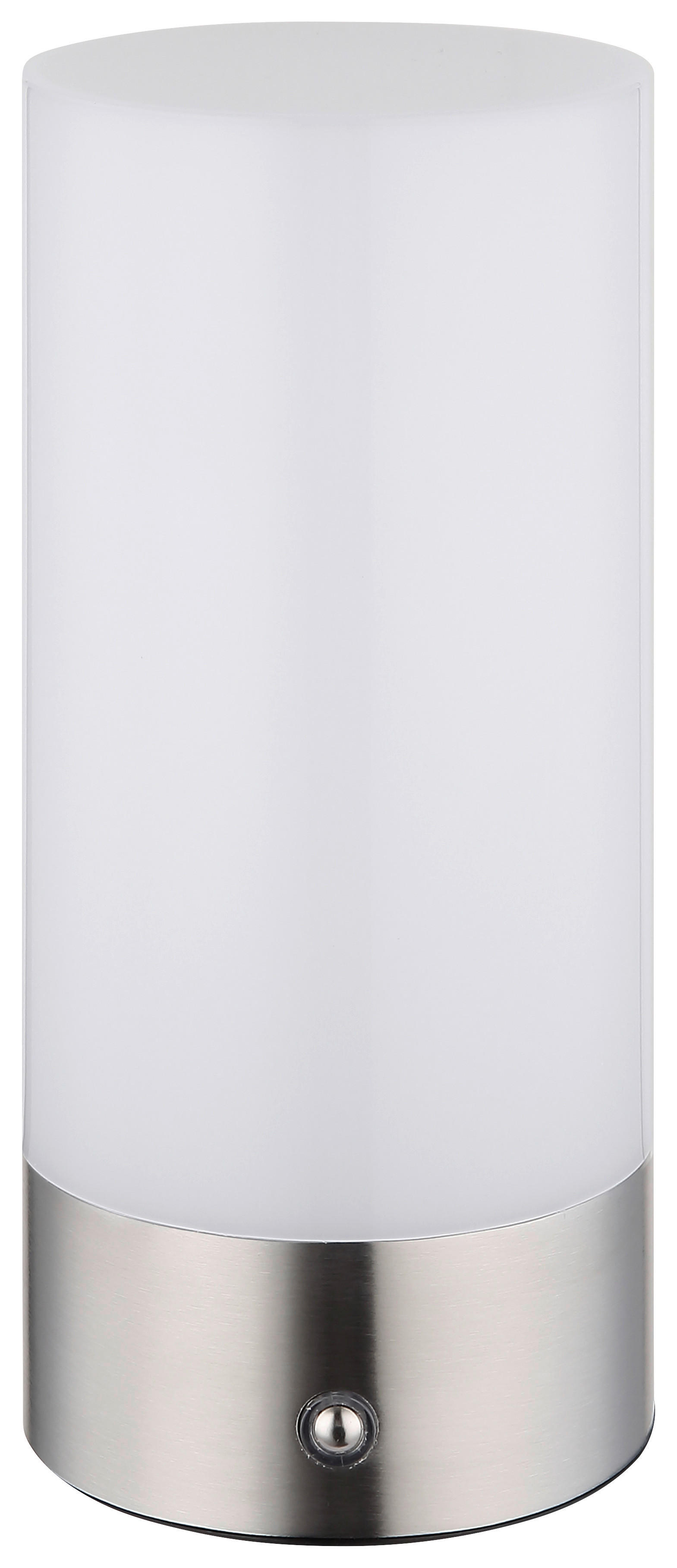 LED-Ticshleuchte nickel matt Metall H/D: ca. 19x8,8 cm LED-Tischleuchte_Lex - nickel matt (8,80/19,00cm)