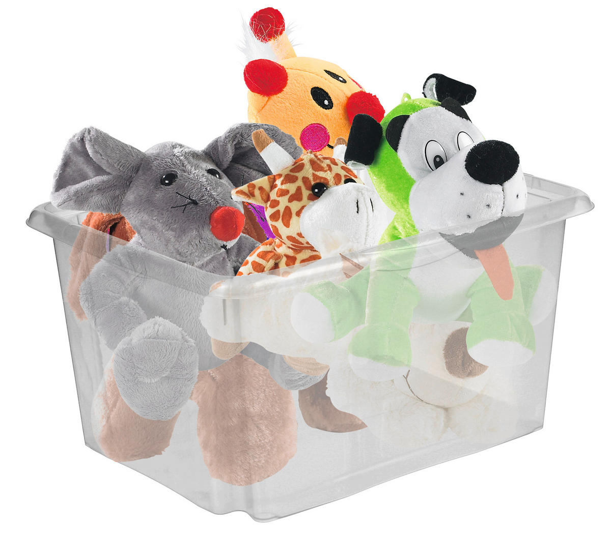 keeeper Dreh-/Stapelkorb transparent B/H/L: ca. 41,5x22x34,5 cm Dreh-/Stapelbox_S - transparent (34,50/41,50/22,00cm) - keeeper