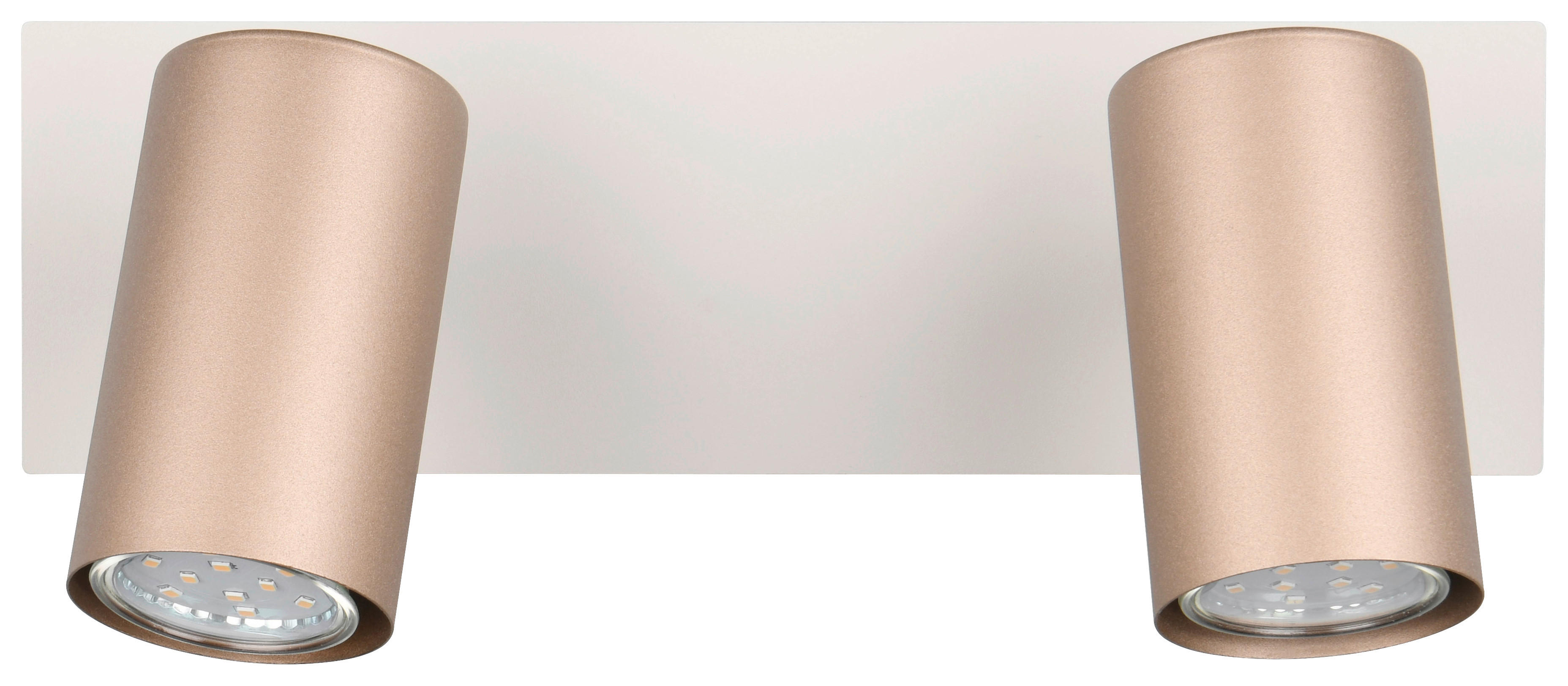 Reality Leuchten Spots kaffee Metall B/H/L: ca. 30x15x9 cm null 2 Brennstellen Spot_Marley_2 - kaffee (9,00/30,00/15,00cm) - Reality Leuchten