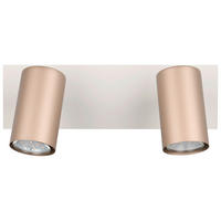 Reality Leuchten Spots kaffee Metall B/H/L: ca. 30x15x9 cm null 2 Brennstellen Spot_Marley_2 - kaffee (9,00/30,00/15,00cm) - Reality Leuchten