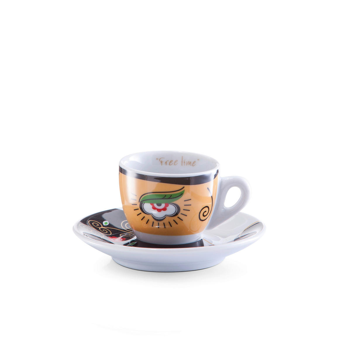 Zeller Espresso-Set Magic Eyes Magic Eyes - (32,00/13,00/8,50cm) - Zeller