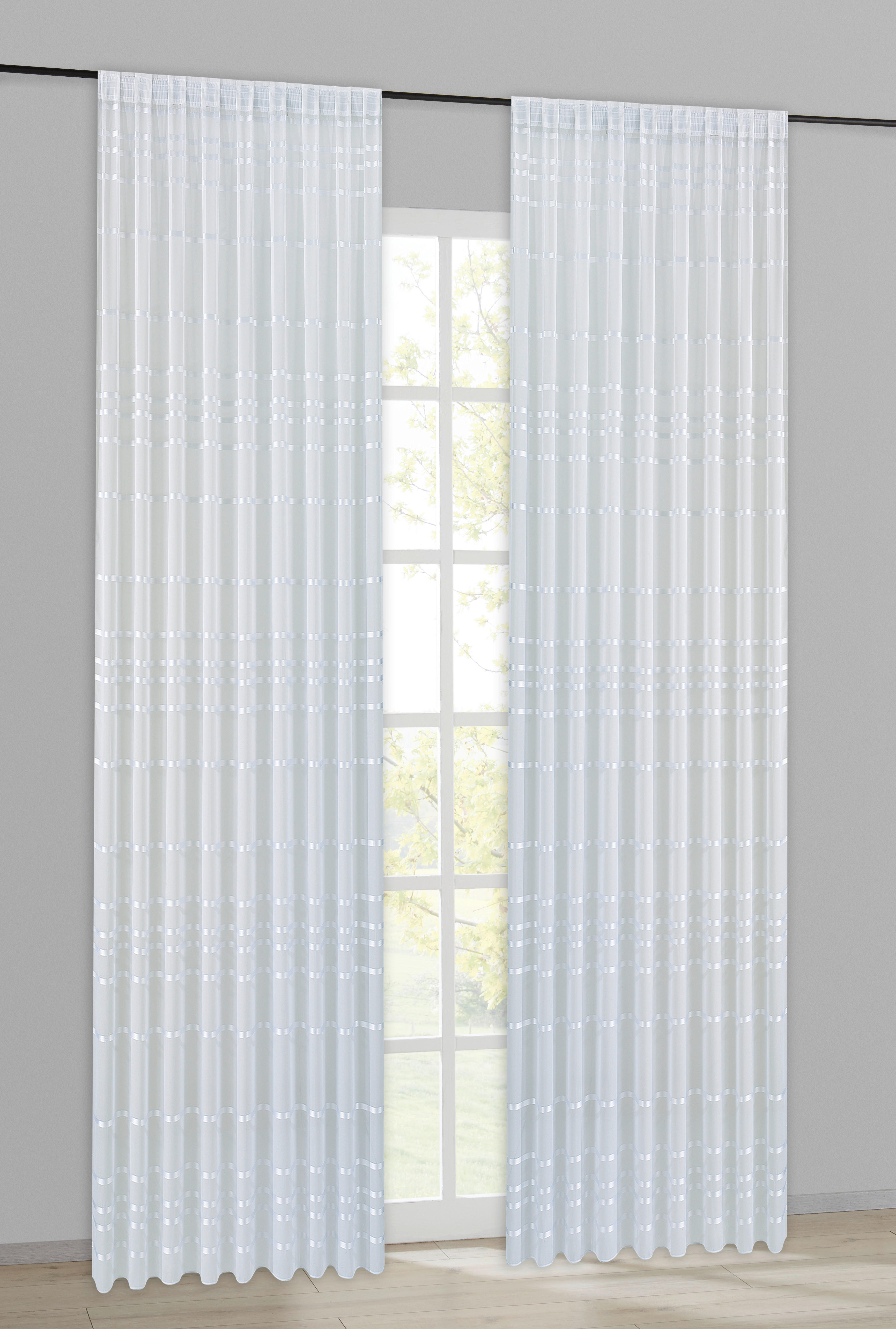 Fertigstore Bella weiß B/L: ca. 300x245 cm Bella - weiß (300,00/245,00cm) - POCOline