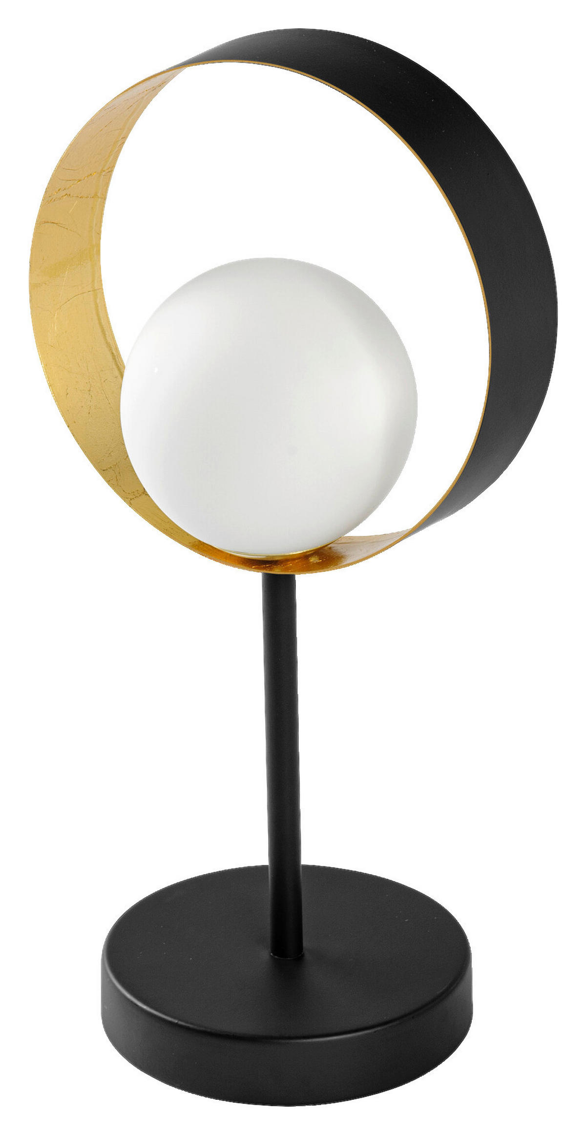 LEDVANCE Tischleuchte Memphis 759206 schwarz gold weiß Metall Glas B/H/L: ca. 13x36,5x18 cm G9 1 Brennstellen Decor Memphis - gold/weiß (18,00/13,00/36,50cm) - LEDVANCE