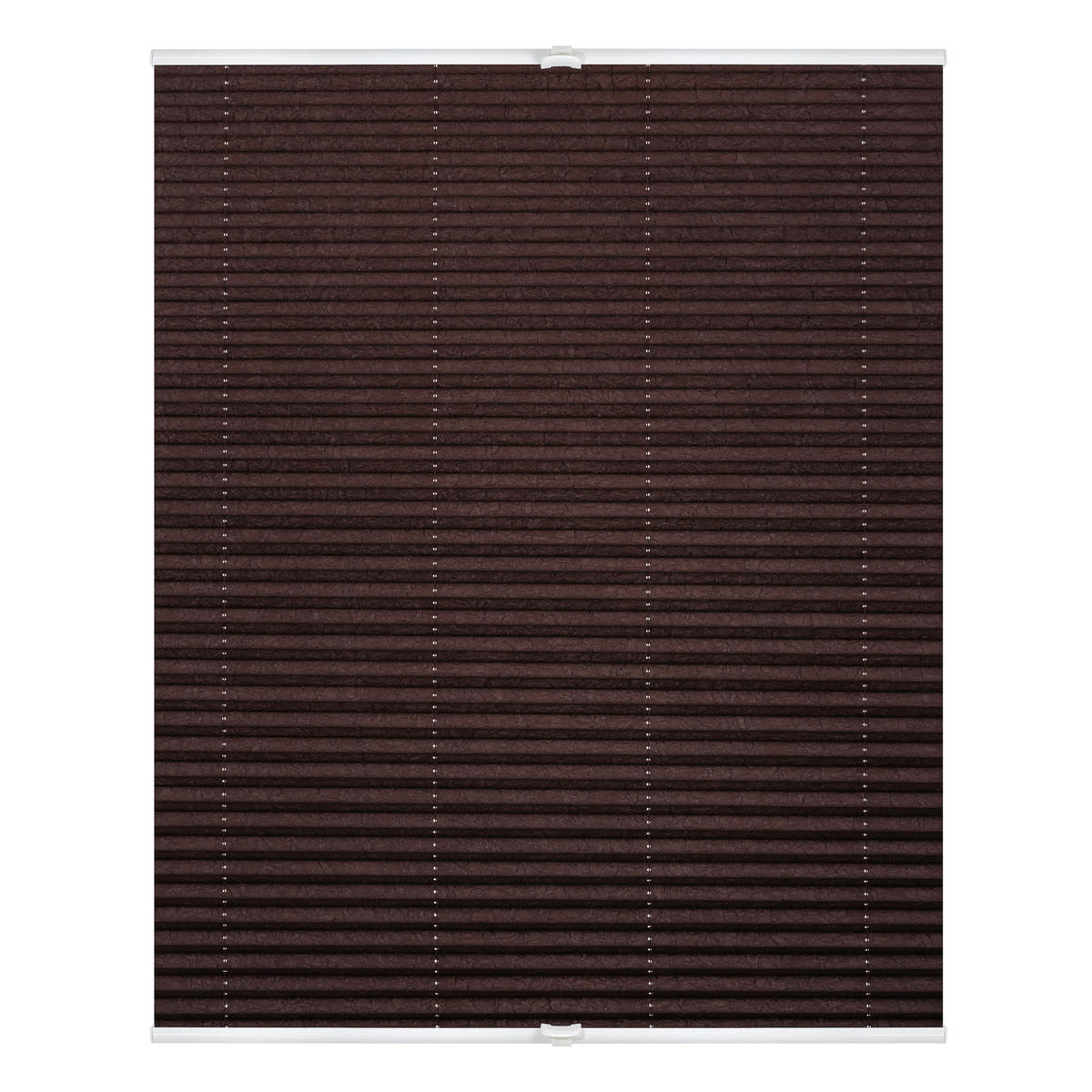 LICHTBLICK Spannplissee braun B/L: ca. 50x130 cm Plissee_Klemmfix - braun (50,00/130,00cm) - LICHTBLICK