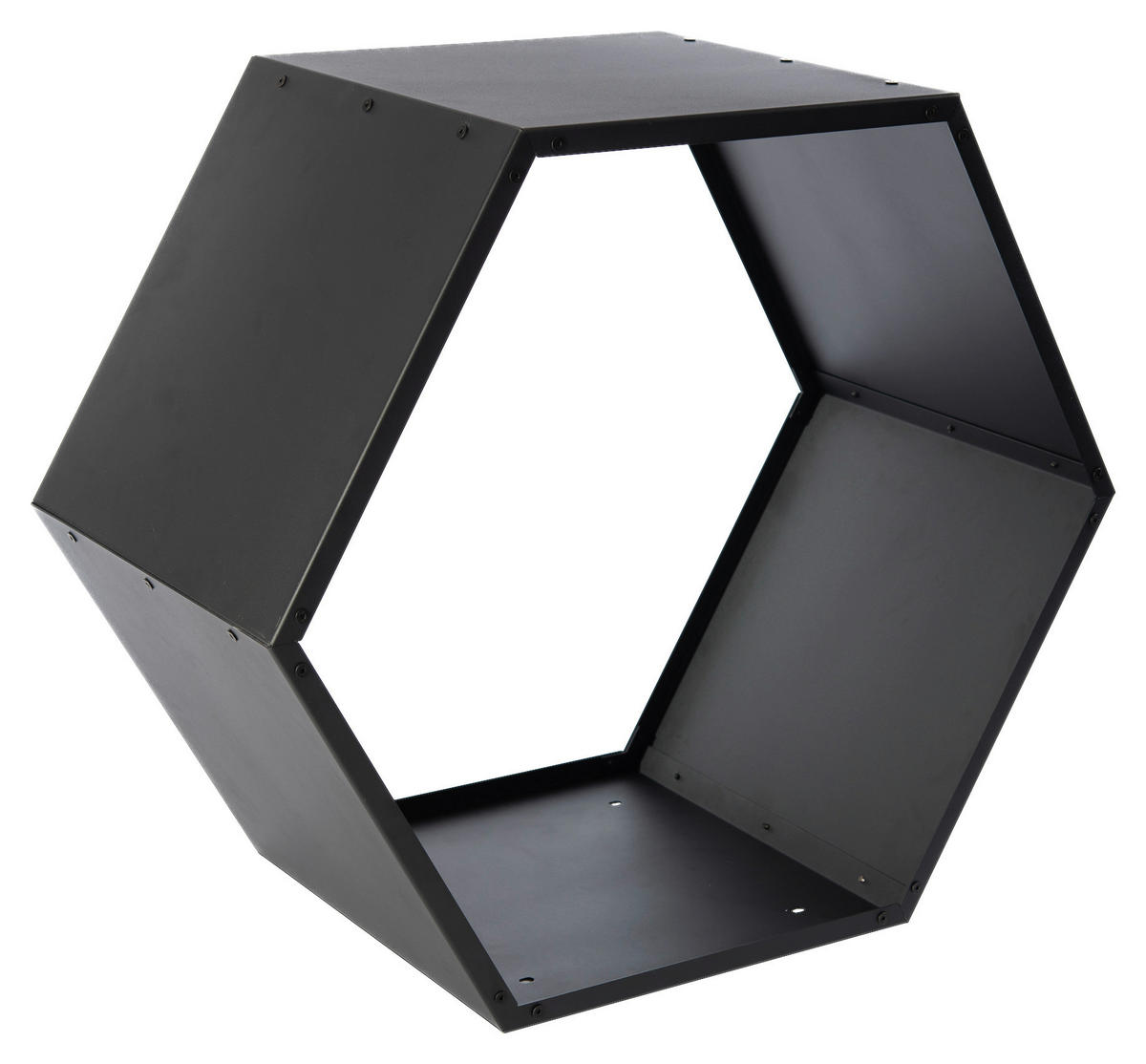 Westmann Kaminholzregal Biene schwarz B/H/L: ca. 83x77x45 cm Biene - schwarz (45,00/83,00/77,00cm) - Westmann
