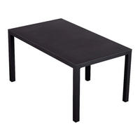 deVries Tisch Dining grau Aluminium B/H/L: ca. 90x75x160 cm Tisch Dining - grau (160,00/90,00/75,00cm) - deVries