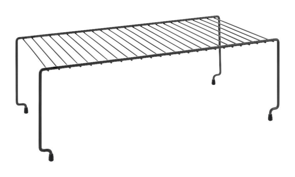 Metaltex Schrankeinsatz Brooklyn Lava schwarz Metall B/H/T: ca. 47x15x23 cm Brooklyn Lava - schwarz (47,00/15,00/23,00cm) - Metaltex