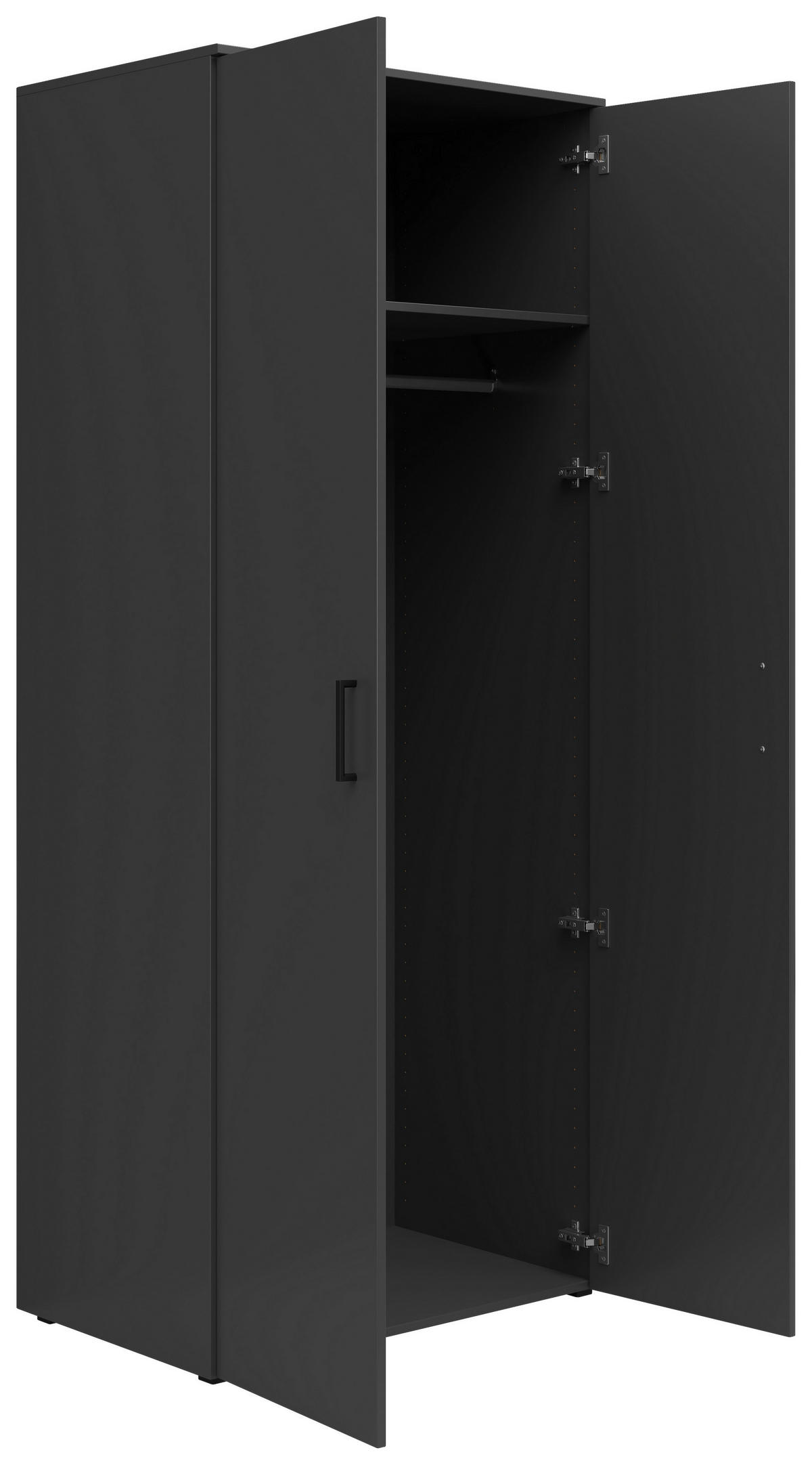 Schrank Multi-Stauraum Typ 39 anthrazit B/H/T: ca. 80x195x52 cm Multi-Stauraum Typ 39 - anthrazit (80,00/195,00/52,00cm)