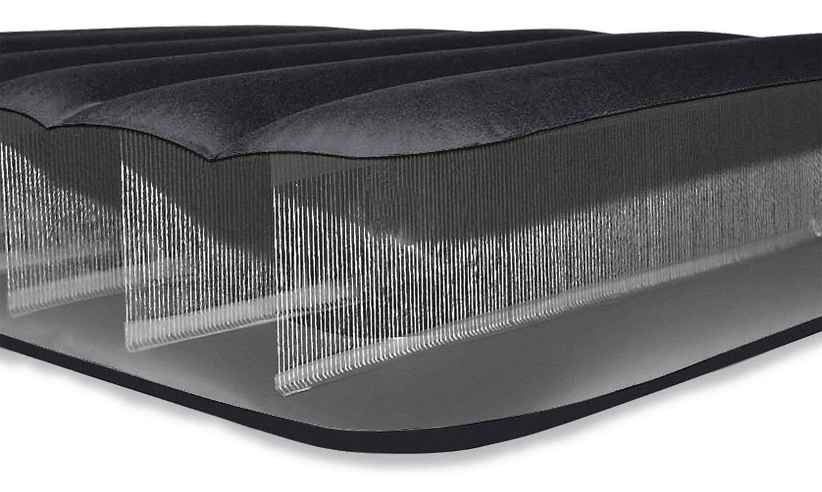 Intex Luftbett anthrazit B/H/L: ca. 152x25x203 cm Pillow Rest Queen - anthrazit/dunkelblau (203,00/152,00/25,00cm) - Intex