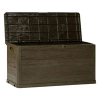 Toomax Aufbewahrungsbox Woodys braun Kunststoff B/H/L: ca. 56x45x117 cm Woodys - braun (117,00/56,00/45,00cm) - Toomax