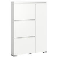 Schuhschrank Shoelove weiß B/H/T: ca. 95x130x18 cm Shoelove - weiß (95,00/130,00/18,00cm) - xonox.home