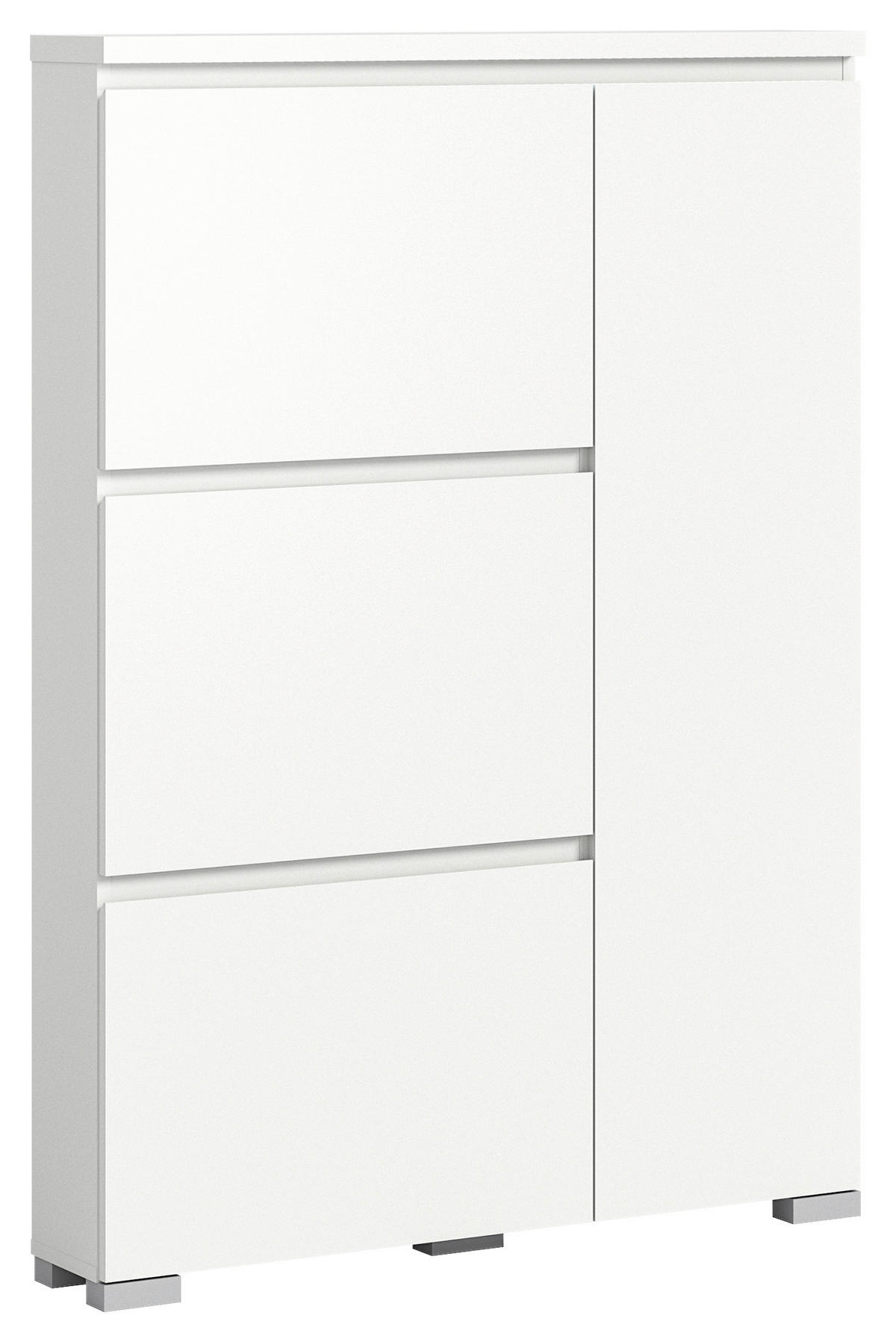 Schuhschrank Shoelove weiß B/H/T: ca. 95x130x18 cm Shoelove - weiß (95,00/130,00/18,00cm) - xonox.home