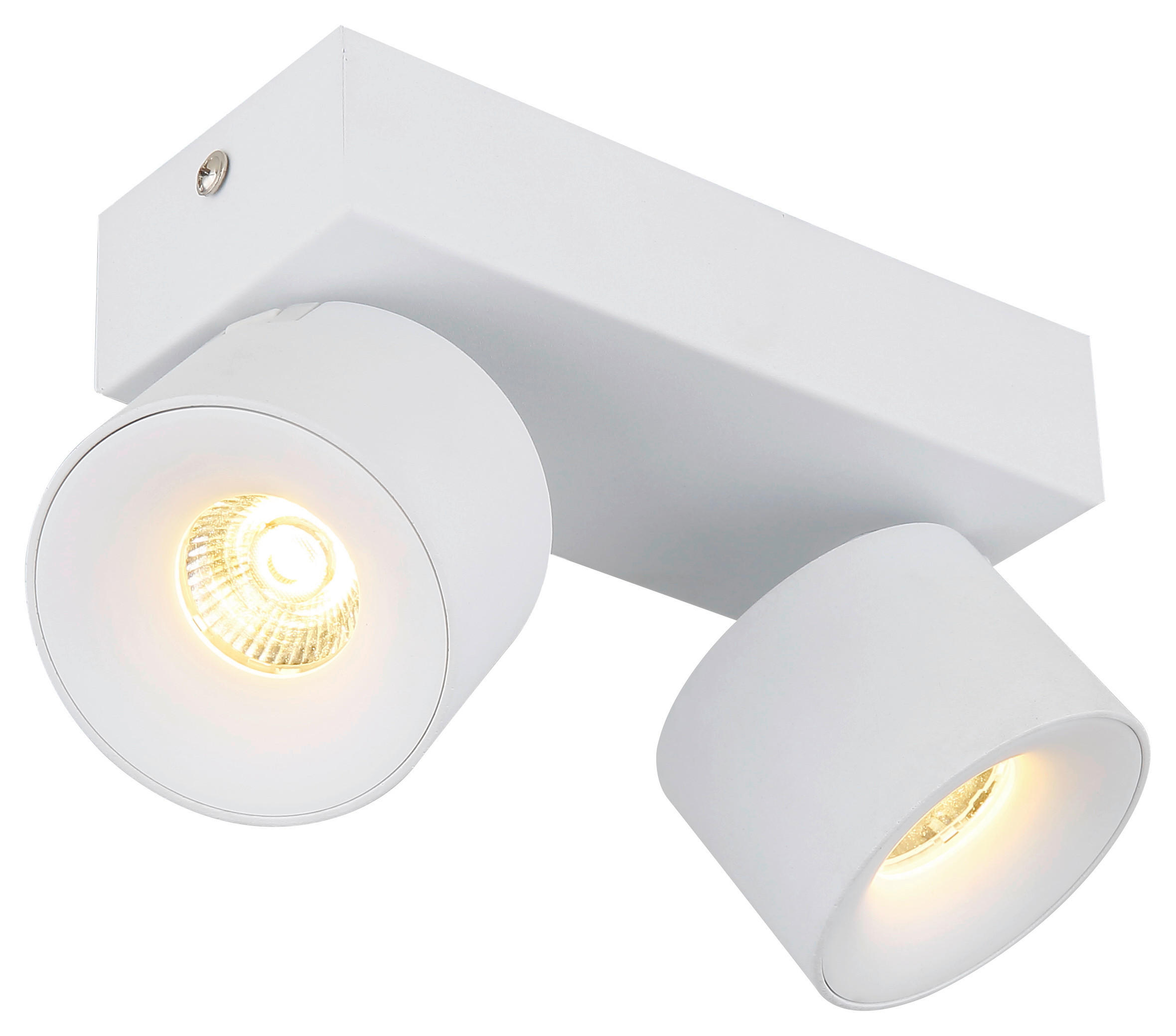 GLOBO LED-Spot RAE 56961-2W weiß Metall Kunststoff B/H/L: ca. 7,2x12x20,5 cm 2 Brennstellen RAE - weiß (20,50/7,20/12,00cm) - GLOBO