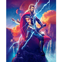 Komar Fototapete Love and Thunder Adventure B/L: ca. 200x250 cm Love and Thunder Adventure - (200,00/250,00cm) - Komar