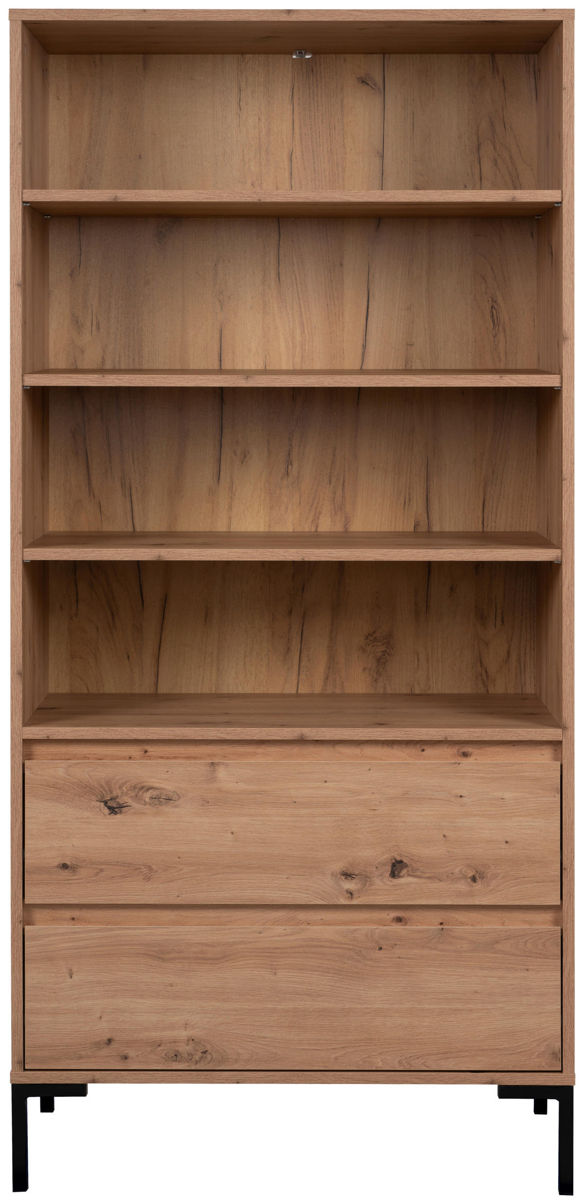 Regal Korsika Eiche Artisan Nachbildung B/H/T: ca. 78x165x40 cm Korsika - Eiche (78,00/165,00/40,00cm)