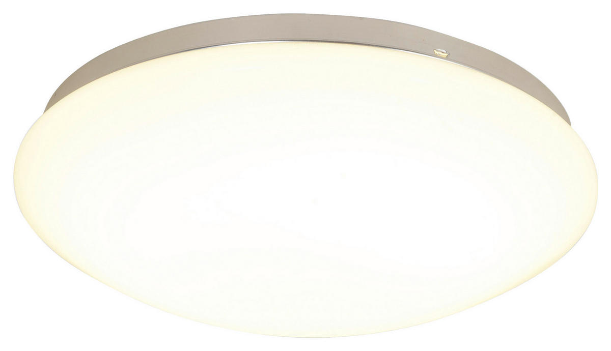 Näve Leuchten Deckenleuchte 1152726 weiß Glas Metall B/H/T: ca. 34x8,6x34 cm null 1 Brennstellen LED-Wand- Deckenleuchte - weiß (34,00/8,60/34,00cm) - Näve Leuchten