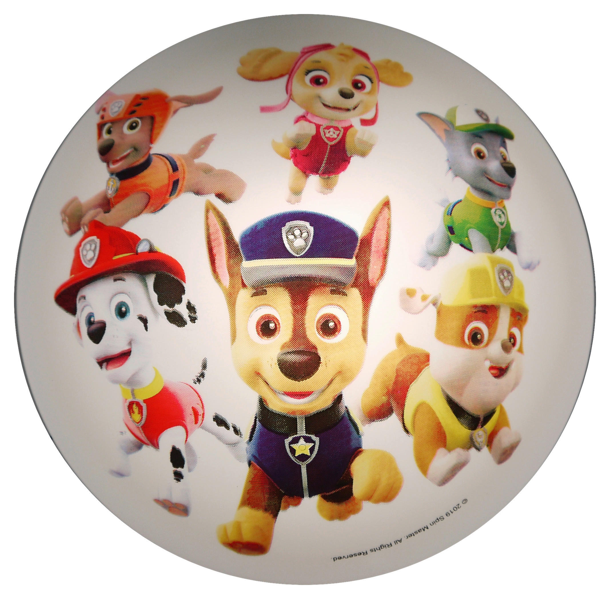 Niermann Kinderdeckenleuchte Paw Patrol 661 multicolor Kunststoff H/D: ca. 10x36 cm E27 1 Brennstellen Deckenschale_Paw_Patrol - multicolor (36,00/10,00cm) - Niermann