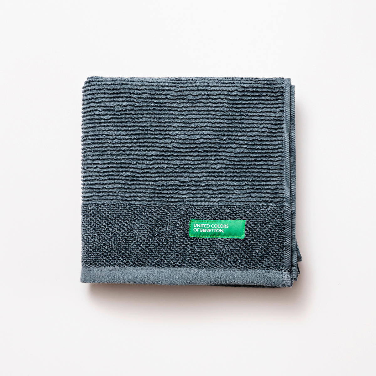 Handtuch grau Baumwolle B/L: ca. 90x50 cm Handtuch 50x90 - grau (90,00/50,00cm) - BENETTON