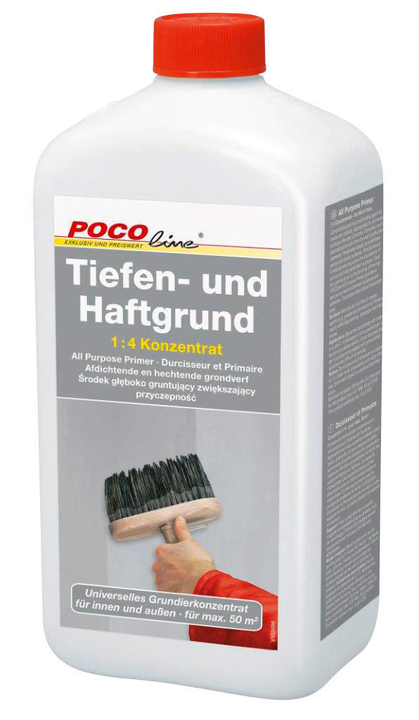 POCOline Tiefgrund farblos ca. 1 l Tiefen-/u.Haftgrund_Konzentrat 1l - farblos (1,00l) - POCOline