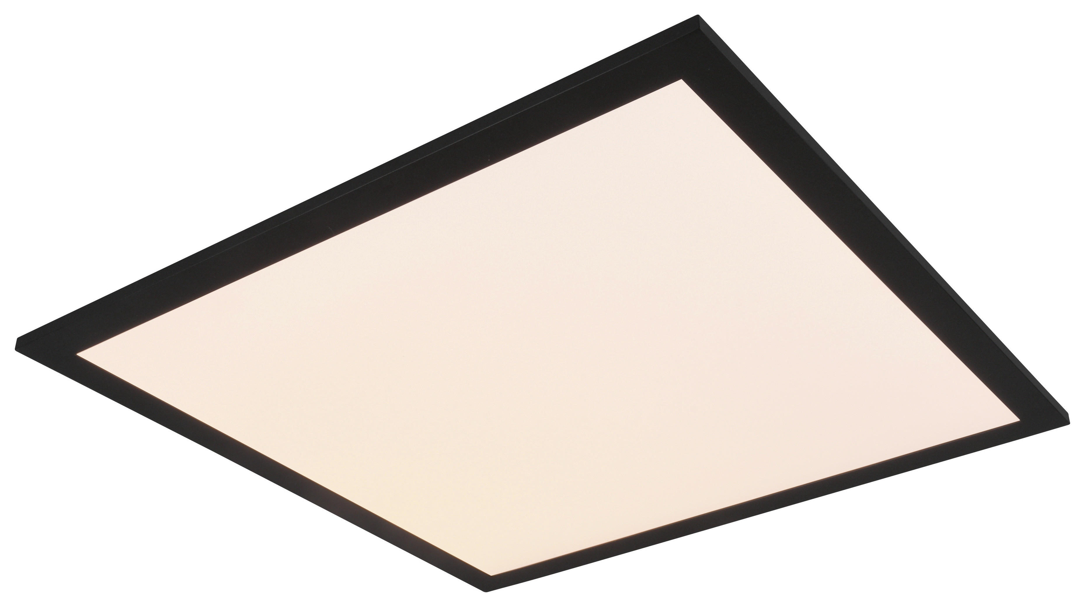 Reality Deckenleuchte R62324532 schwarz Metall B/H/T: ca. 45x5x45 cm LED-Deckenleuchte_Alpha - schwarz (45,00/5,00/45,00cm) - Reality
