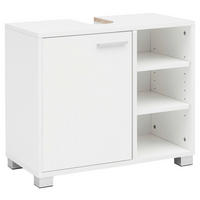 Waschbeckenunterschrank weiß B/H/T: ca. 32x55x60 cm Waschbeckenunterschrank - weiß (32,00/55,00/60,00cm) - Wohnling