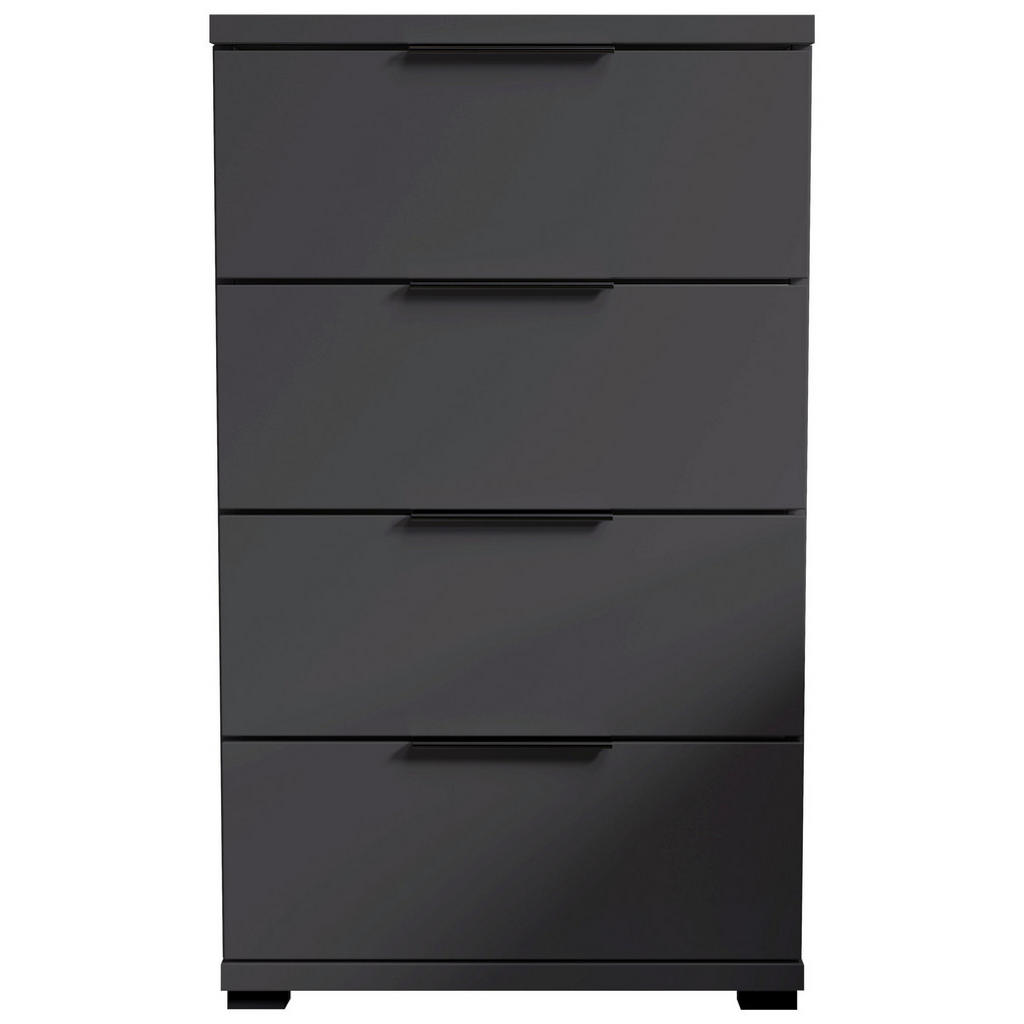 Thumbnail - Nachtkonsole Salermo Graphit B/H/T: ca. 46x79x42 cm