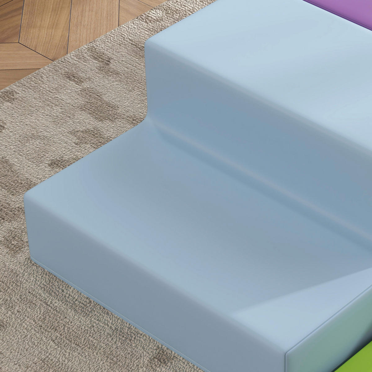 HOMCOM Bausteinset B/H/L: ca. 45x25x45 cm Bausteinset - multicolor (45,00/45,00/25,00cm) - HOMCOM