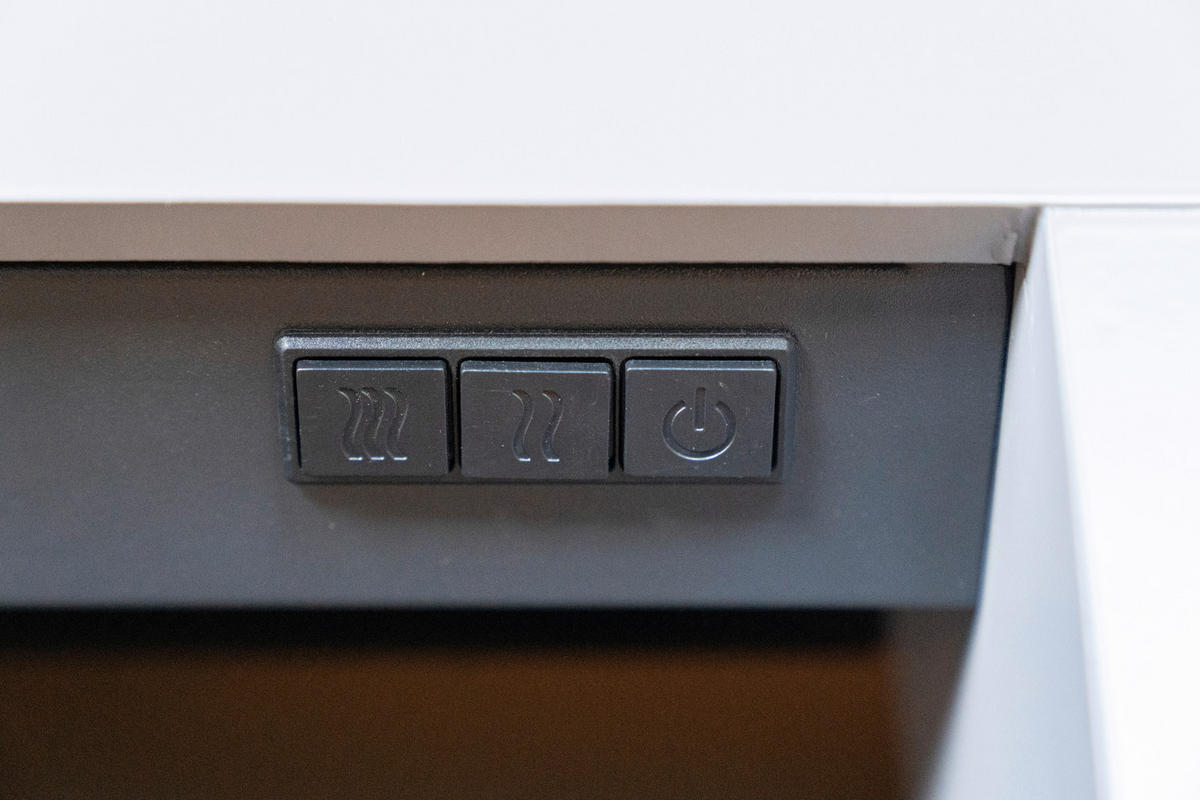 BHP Elektrischer-Kamin ESPEN BG00752 weiß MDF B/H/T: ca. 80x76x26 cm ca. 1500 W Elektrokamin BG00752 - weiß (80,00/76,00/26,00cm) - BHP