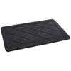 Badematte Badematte_Karo 60x100cm schwarz - schwarz (60,00/100,00cm) - POCOline