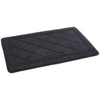 POCOline Badematte Badematte_Karo 60x100cm schwarz - schwarz (60,00/100,00cm) - POCOline