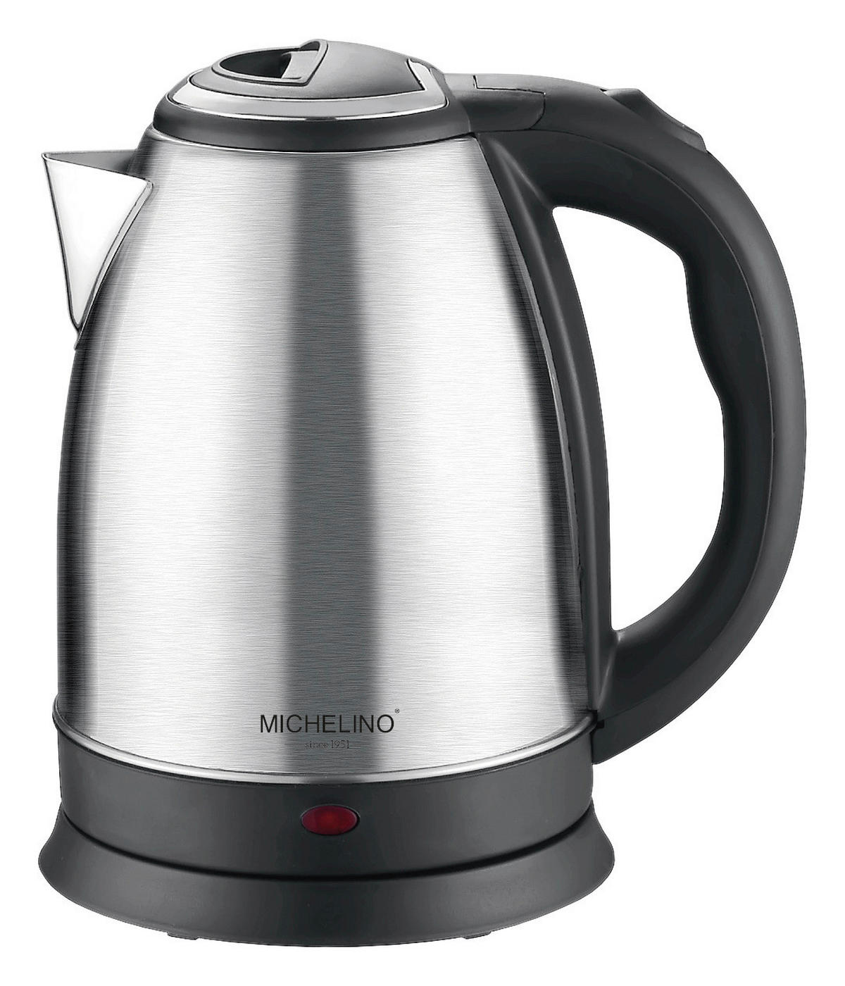 MICHELINO Edelstahl-Wasserkocher 20800 silber Edelstahl ca. 1,8 l Wasserkocher_Edelstahl - silber (1,80l) - MICHELINO