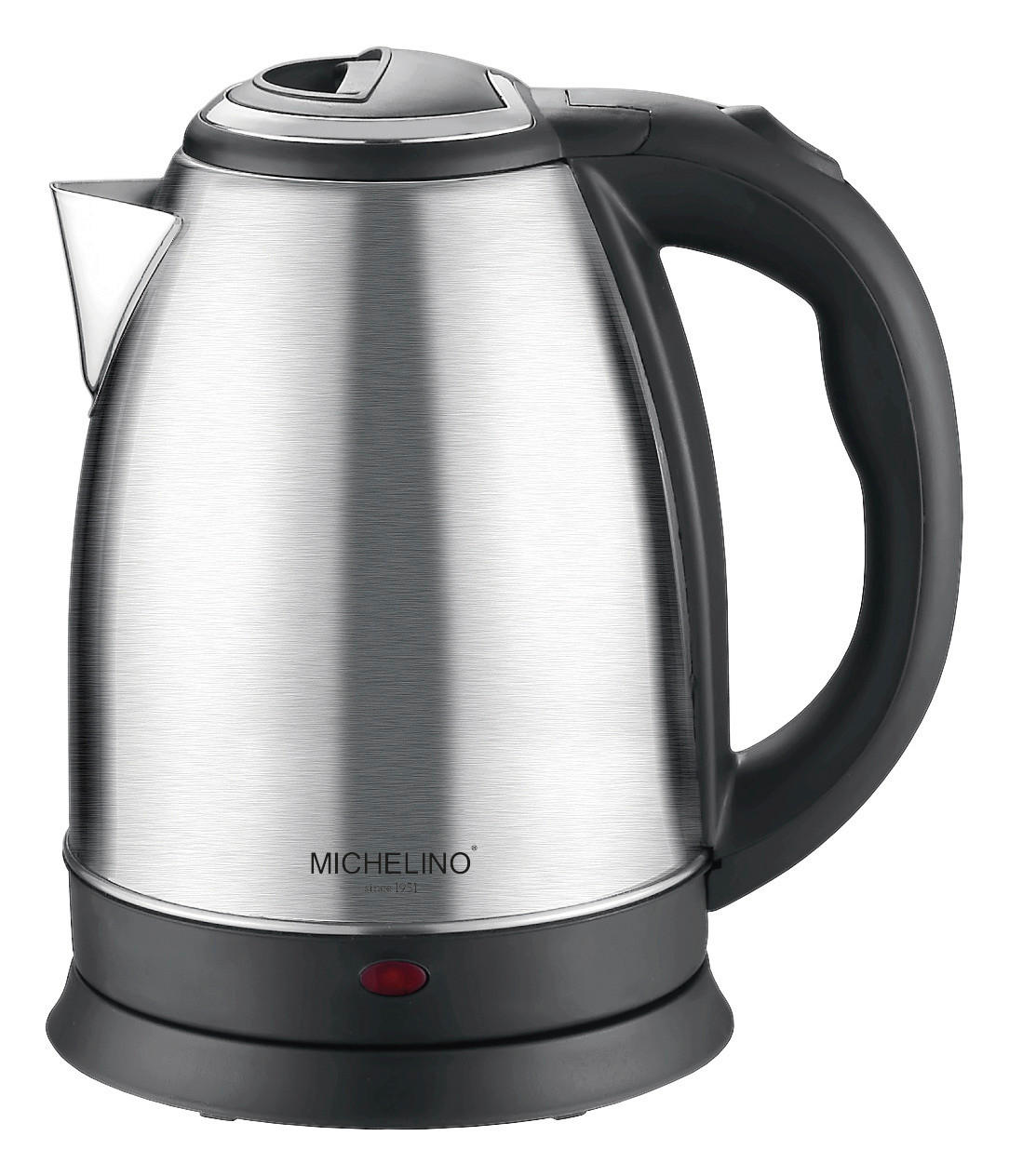 MICHELINO Edelstahl-Wasserkocher 20800 silber Edelstahl ca. 1,8 l