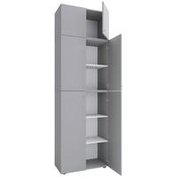 Büroschrank Lona grau B/H/T: ca. 70x223x39 cm Lona - grau (70,00/223,00/39,00cm) - VCM Möbel