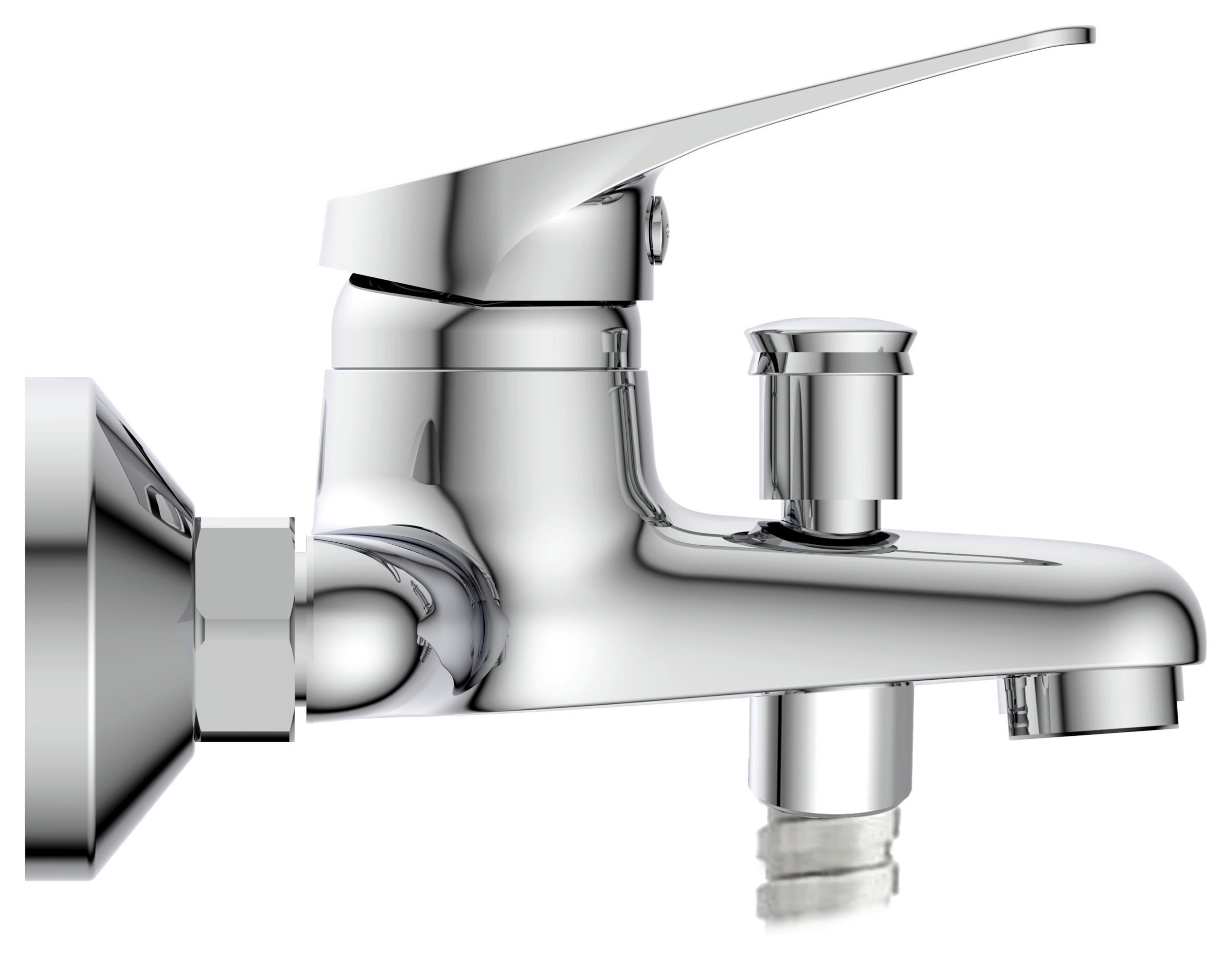 Wannen-Armatur Speed Chrom Wannenarmatur_Speed chrom - Chrom (17,80/10,80/12,70cm) - Eisl