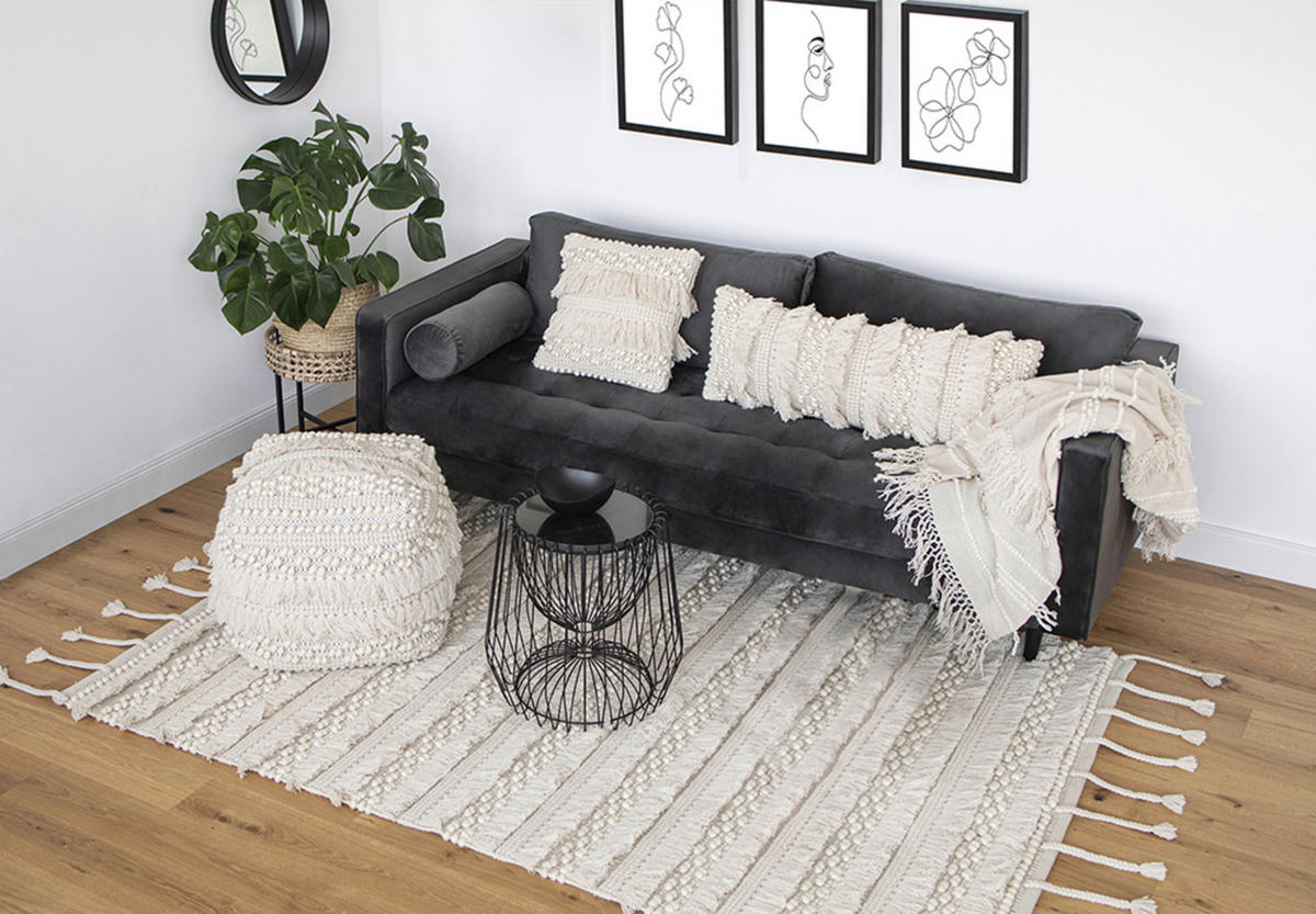 360Living Teppich Bohist natur B/L: ca. 200x290 cm Bohist - natur (200,00/290,00cm) - 360Living
