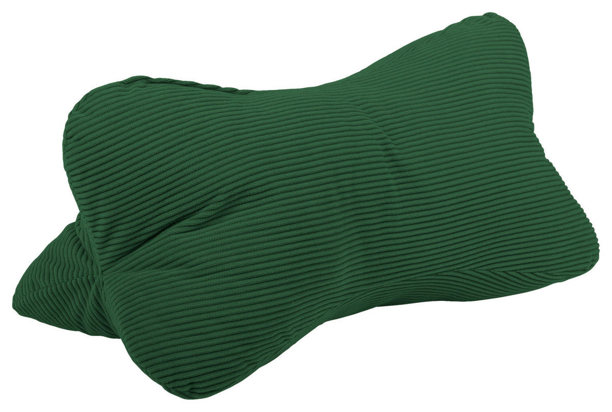 Dekokissen Dekokissen_Leseknochen d.grün - dunkelgrün (42,00/24,00cm)