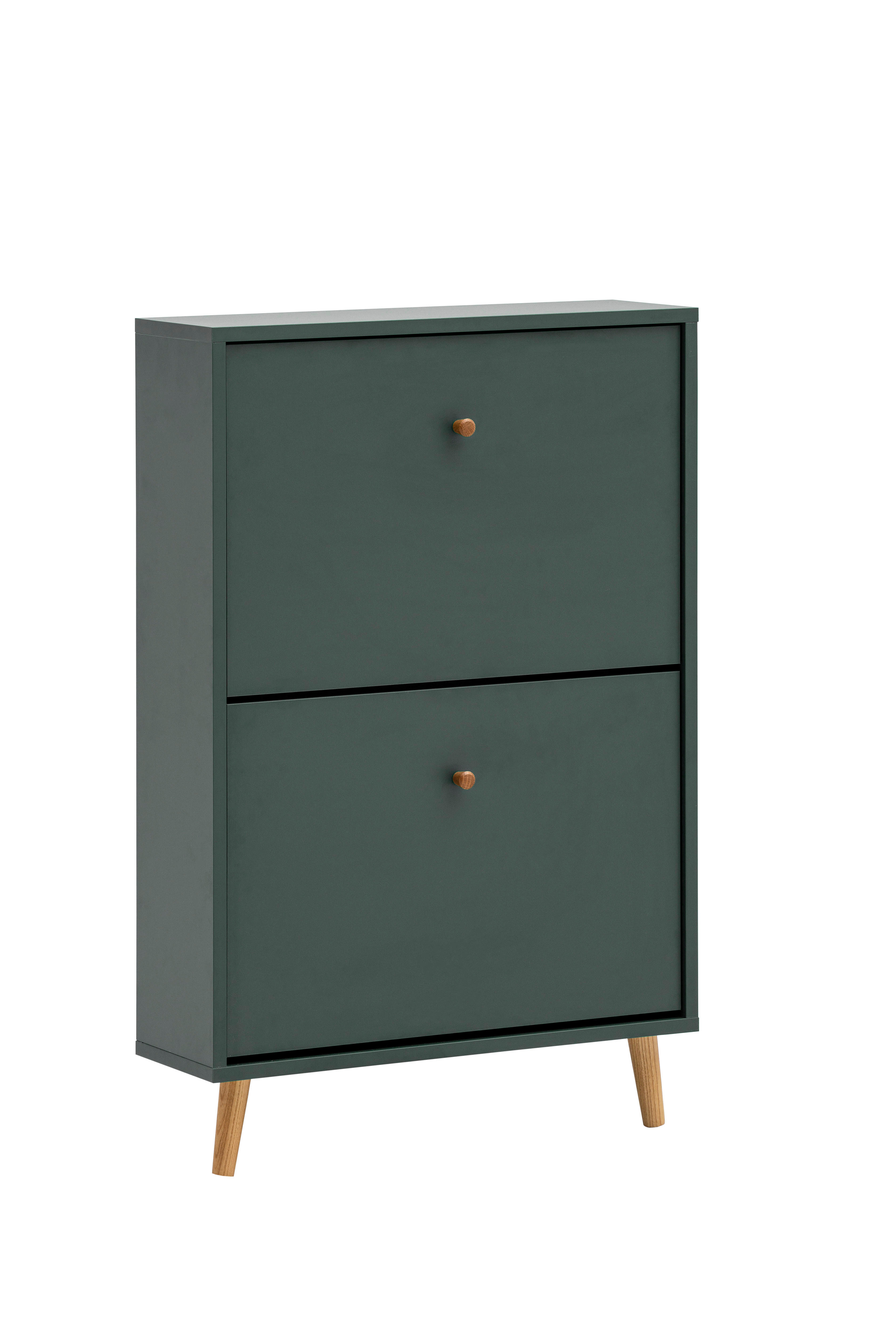 Schuhkipper Bjarne waldgrün B/H/T: ca. 59,8x92,2x20 cm Bjarne - waldgrün (59,80/92,20/20,00cm) - Möbelpartner